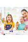 KASTWAVE 2 Pcs Kids Aprons, Chef Apron Baking Aprons Unicorn Pattern Cartoon Style, Boys Girls Apro