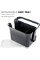Kitchen Utensil Holder, Flatware Caddy Plastic Utensil Container Cutlery Organizer Drying Napkin Ho