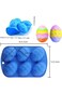 Milantree Easter Egg Molds Silicone Chocolate Mold 6 Holes Non-stick Easter Egg Shaped Silicone Mol