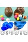 Milantree Easter Egg Molds Silicone Chocolate Mold 6 Holes Non-stick Easter Egg Shaped Silicone Mol