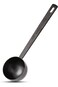 Oasisgalore Metal Measure Spoon 2 Tablespoon Coffee Scoop 4.7in Black Long Handle 18/8 Stainless St