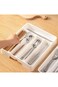 Andtooy Kitchen Drawer Organizer Adjustable Utensils Silverware Tray for Cuttlery Organization Spoo