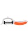 Alsanidi, Plastic Fruit Vegetable Peeler, Potato Peeler, Orange, 21 cm 693211131229