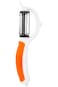 Alsanidi, Plastic Fruit Vegetable Peeler, Potato Peeler, Orange, 21 cm 693211131229
