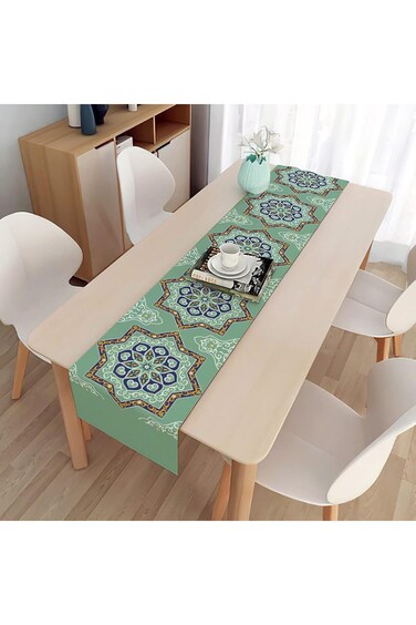 مفرش طاولة عيد مبارك وزينة الطاولة - LOVNOV رمضان مسجد لاترن إسلامي رمضان سعيد مو