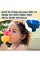 Drip Free Ice Cream Popsicle Holder with Straws for Kids, Drip-Free Frozen Treats Set (4 Pieces)