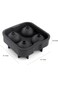 YHKEMA 4 Ice Cube Trays (Set of 2), Sphere Ice Ball Maker with Lid &amp; Large Square Ice Cube Maker fo