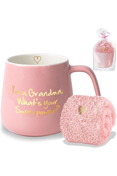 Best Grandma Gifts for Grandma Cute Ceramic Coffee Mugs Great Grandma Birthday Christmas Mothers Da