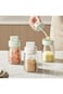 Kitchen Sodium Calcium Glass Spice Jars Seasonning Box Set of 2, Condiment Pots Spice Jars, Combina