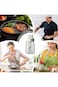 Kitchen Sodium Calcium Glass Spice Jars Seasonning Box Set of 2, Condiment Pots Spice Jars, Combina
