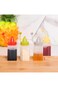 Oasisgalore 8 Pcs Mini Squeeze Bottles 1 OZ Ketchup Condiment Bottle Mini Sauce Bottle Honey Mustar