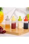 Oasisgalore 8 Pcs Mini Squeeze Bottles 1 OZ Ketchup Condiment Bottle Mini Sauce Bottle Honey Mustar