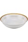 Shallow Porcelain Palazzo Bowl with Gold Rim, White, 15 cm, TS-L1-33