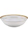 Shallow Porcelain Palazzo Bowl with Gold Rim, White, 15 cm, TS-L1-33