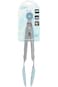 Electus Non Stick 9" Silicon Serving Tong, 12 Pieces, Light Blue