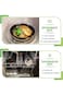[5 Pack] Compartment Round Black Base with Lids Food Storage Container(32 oz) R0 32   Disposable Fo