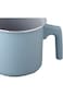 Parfait Two Layer Non Stick Coating Spiral Bottom Milk Jug Light Blue 2mm 2019M-01-B