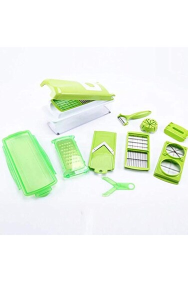 قطاعة خضراوات، مفرمة طعام، قطاعة مكعبات، مبشرة جبن، شفرات متعددة