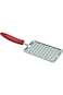 Raj Stainless Steel Grater in Red Handle, 13 cm, RRG0001, Vegetables Grater, Cheese Grater, Chocola