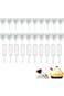 Armastuse Cupcakes Pipettes, 4 ml Plastic Strawberry Pipettes Mini Pipettes Squeeze Dropper Liquid