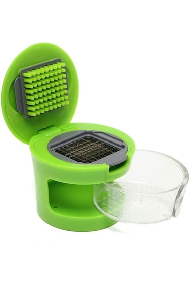 Stainless Steel Hand Pressure Vegetable Kitchen Garlic Chopper Multifunction Device Cut Onion Cutte