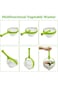 ALMEKAQUZ Salad Spinner, Manual Vegetable Washer, Reusable Quick Dry Versatile Professional Fruit W