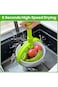 ALMEKAQUZ Salad Spinner, Manual Vegetable Washer, Reusable Quick Dry Versatile Professional Fruit W
