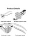 Professional Kitchen Garlic Press, Garlic Crusher, Garlic and Ginger Mincer, Manual Garlic Cutter f
