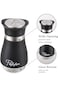 Salt and Pepper Shaker Set, 2 pcs Glass Bottom Salt Shaker, Salt Pepper Shaker with Silicone Funnel