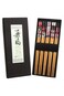 X Spring Bamboo Chopsticks, 5 Pairs Natural Bamboo Chopsticks, Reusable Chopsticks, Dishwasher Safe