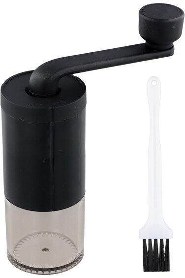 Manual Coffee Grinder, Hand Coffee Grinder Burr with Adjustable Grind Settings, Portable Manual Cof