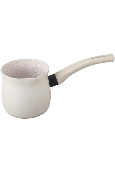 Parfait Ergonomic Handle Alum Granite Milk Pan Beige 7 X 7Cm 2019M-06-C