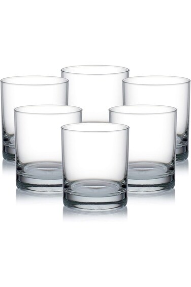 Ocean San Marino Rock Glass, Pack of 6, Clear, 245 ml, B00409