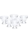 Cuisine Art Glass Dessert Bowl, 140ml - G, Transparent, 6 Pieces