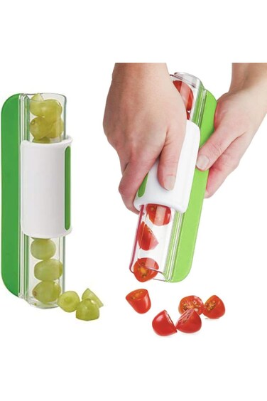 Oasisgalore Grape Strawberry Cutter Small Tomato Cutter Fruit Cutter Kitchen Accessories for Making