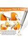 COKSDUPID Stainless Steel Orange Peeler   Easy to Peel   Long Handle Orange Citrus Peeler Tool   Tr