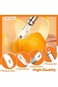 COKSDUPID Stainless Steel Orange Peeler   Easy to Peel   Long Handle Orange Citrus Peeler Tool   Tr