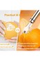 COKSDUPID Stainless Steel Orange Peeler   Easy to Peel   Long Handle Orange Citrus Peeler Tool   Tr