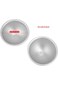 Paporich 4 Inch Dome Cake Pan, 2 PCS Football Hemisphere Mold, Kids DIY 3D Soccer Baking Tool, Alum