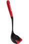 Betty Crocker Kitchen Soup Ladle, 32.8 cm Size, Black/Red