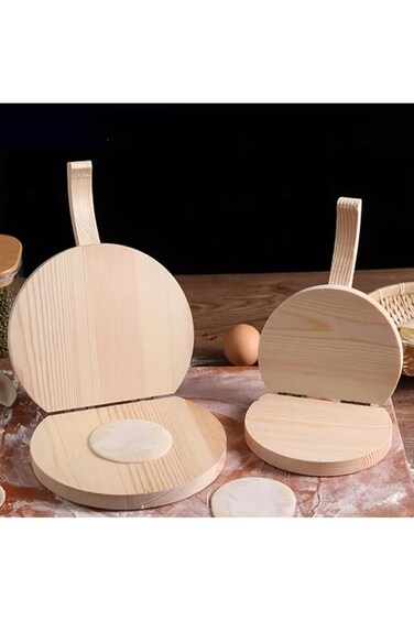 Drama Home Wooden Dough Roller Beige 5 * 30 * 20cm