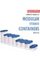 Signoraware 500ml Modular Storage Container with Lid   Food Grade Bpa-Free Plastic Jar Boxes   Free