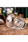 HOOPZOZA Glass Juice Cup Coffee Cup Milk Mousse Cup Mug 220ML for Fruit Parfait Dessert Cups Ice Cr