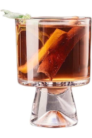HOOPZOZA Glass Juice Cup Coffee Cup Milk Mousse Cup Mug 220ML for Fruit Parfait Dessert Cups Ice Cr