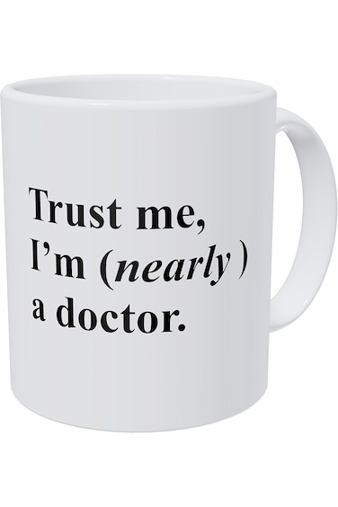 Wampumtuk Trust Me, I'm Nearly A Doctor, Medicine Student 11 Ounces Funny Coffee Mug