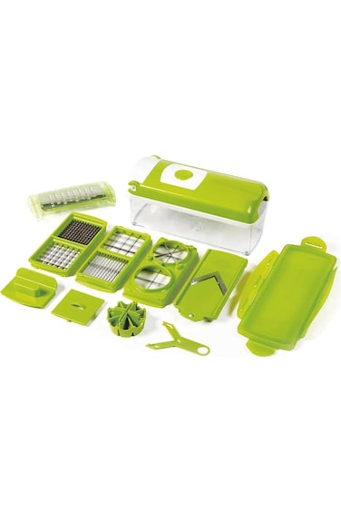 قطاعة الخضار والفواكه الأولى، مقشرة الفاكهة، مفرمة يدوية، متعددة الألوان