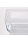 Glass Food Storage Container with Lid, 0.5 Litre