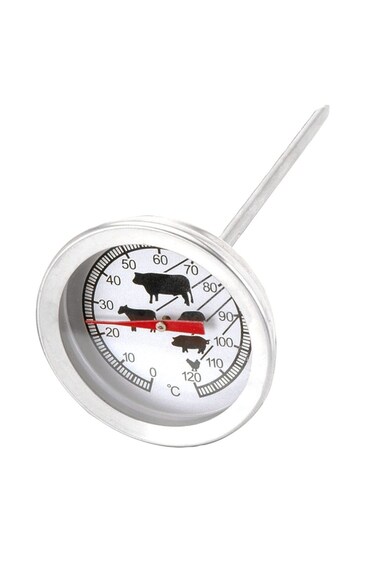 HALAMODO 0-120 Degree Stainless Steel Roasting Thermometer, Coffee Milk Meat Thermometer Brings You