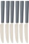 High Quality Cutlery Set, 25 Piece Set(Knives, Spoons, Forks, Teaspoons, TableWare Box-Grey (CS-25-