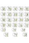Moon9xx Alpha/A Graphic Letter A Coffee Mug - Alphabet Letter Monogram A - Gold Shimmer Any Letter